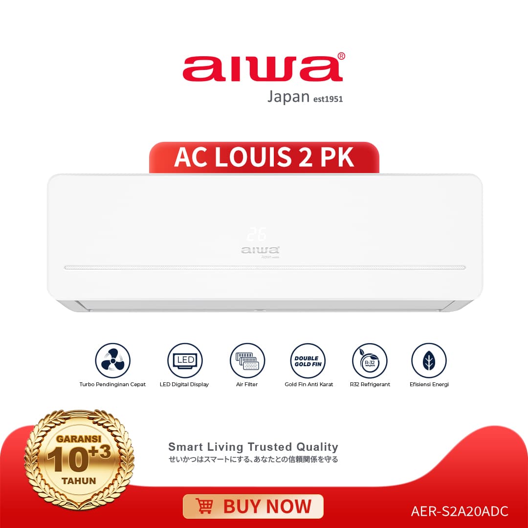 AC SPLIT WALL ON/OFF LOUIS (S2A) SERIES - 2 PK