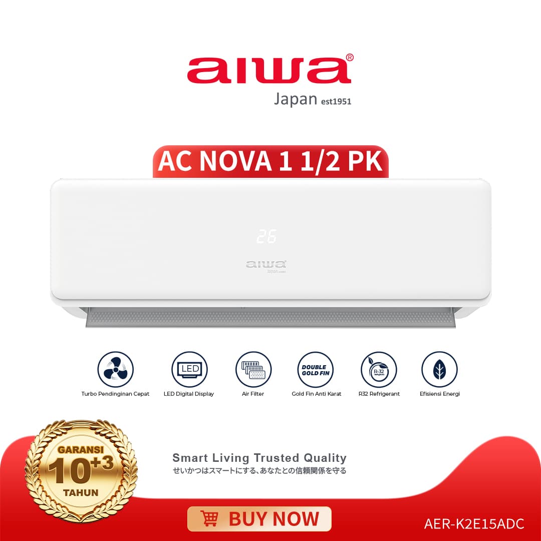 AC SPLIT WALL ON/OFF NOVA (K2E) SERIES - 1,5 PK